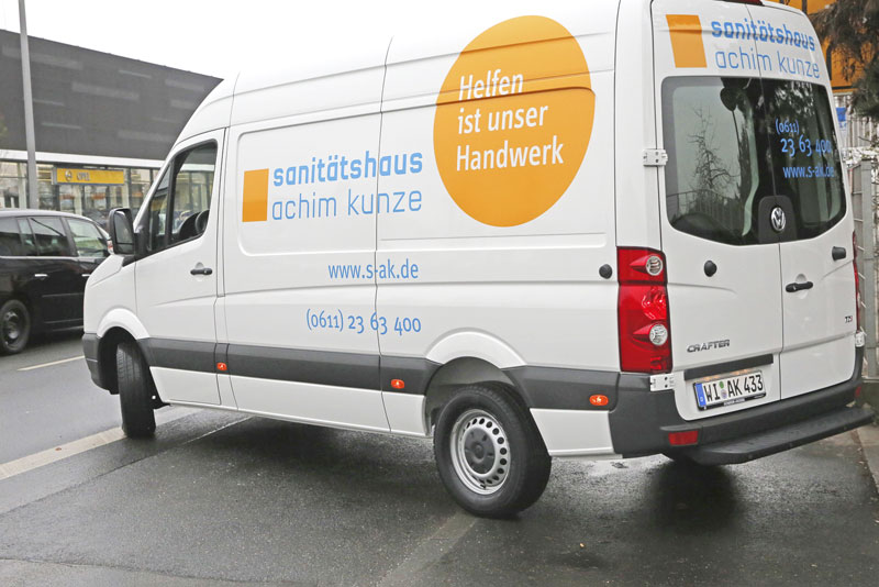Zentrallager des Sanitätshauses in Wiesbaden-Erbenheim